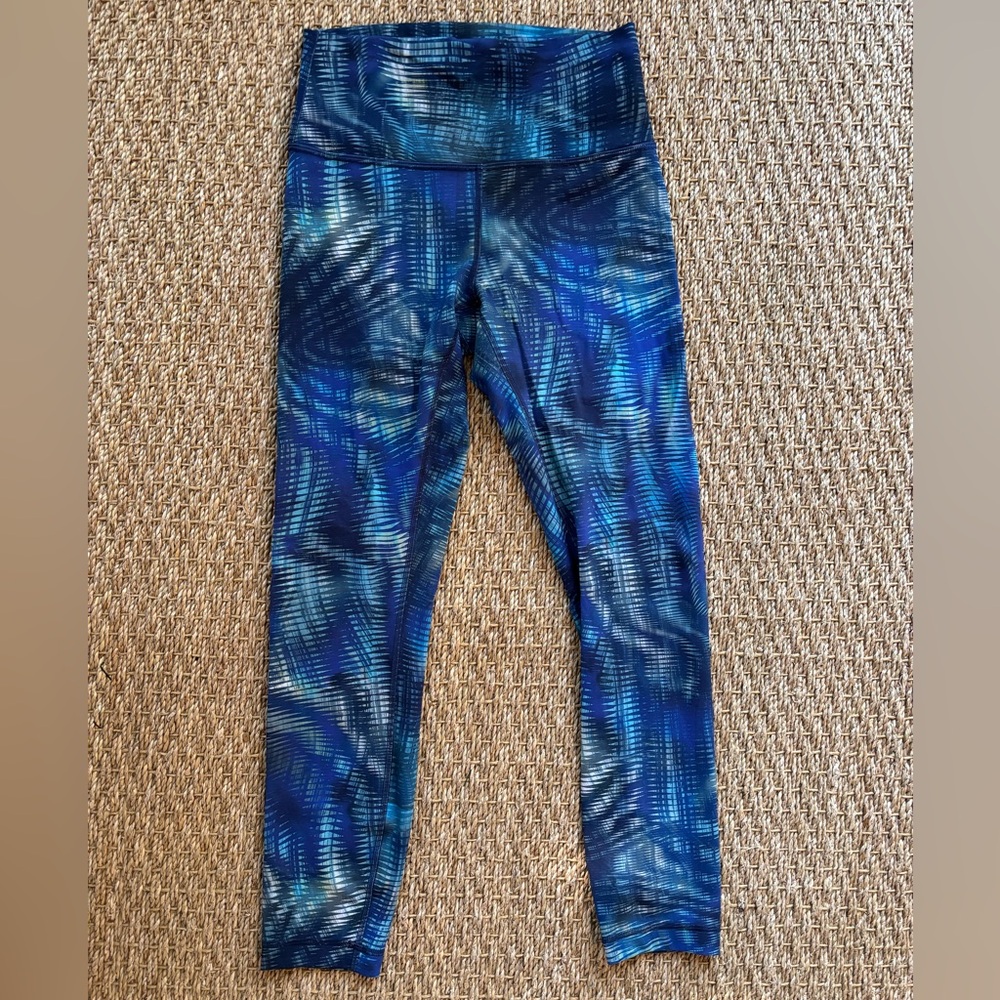 Lululemon | Blue Patterned Leggings